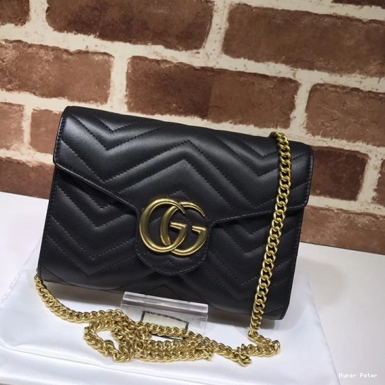 Hyper Peter GG MARMONT WALLET GUCCI CHAIN 0715